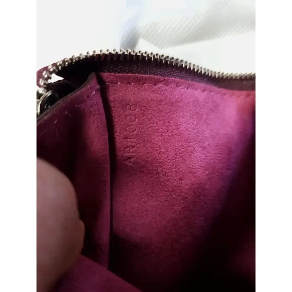 Louis Vuitton Pochette Accessories Bag in Burgundy Epi Leather - Picture 11 of 12